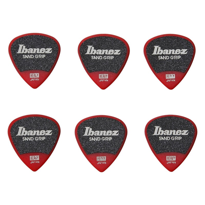 Ibanez Grip Wizard Series Sand Grip Pick PA16HSG-RD RED with anti-slip material - Image 2